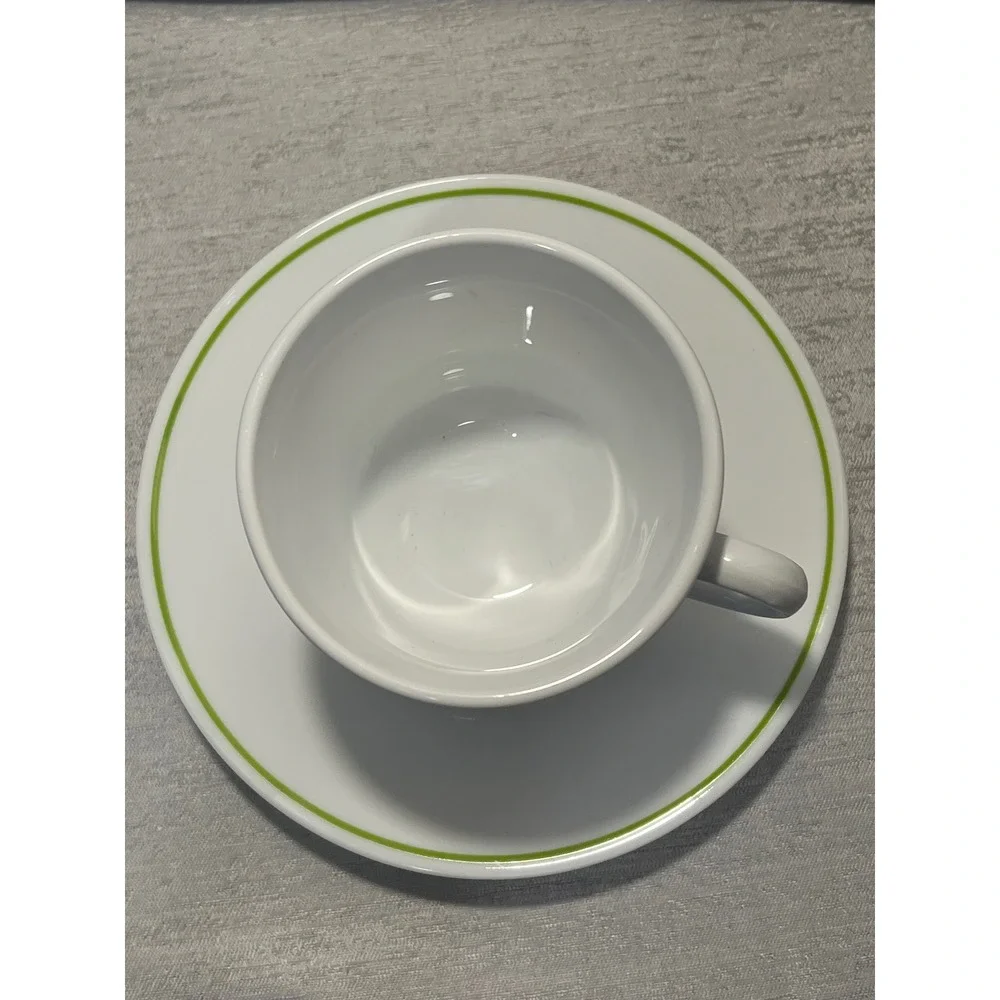 Corelle Expressions Wildflower Tea Cup and Saucer Set of 4 Vintage Floral White